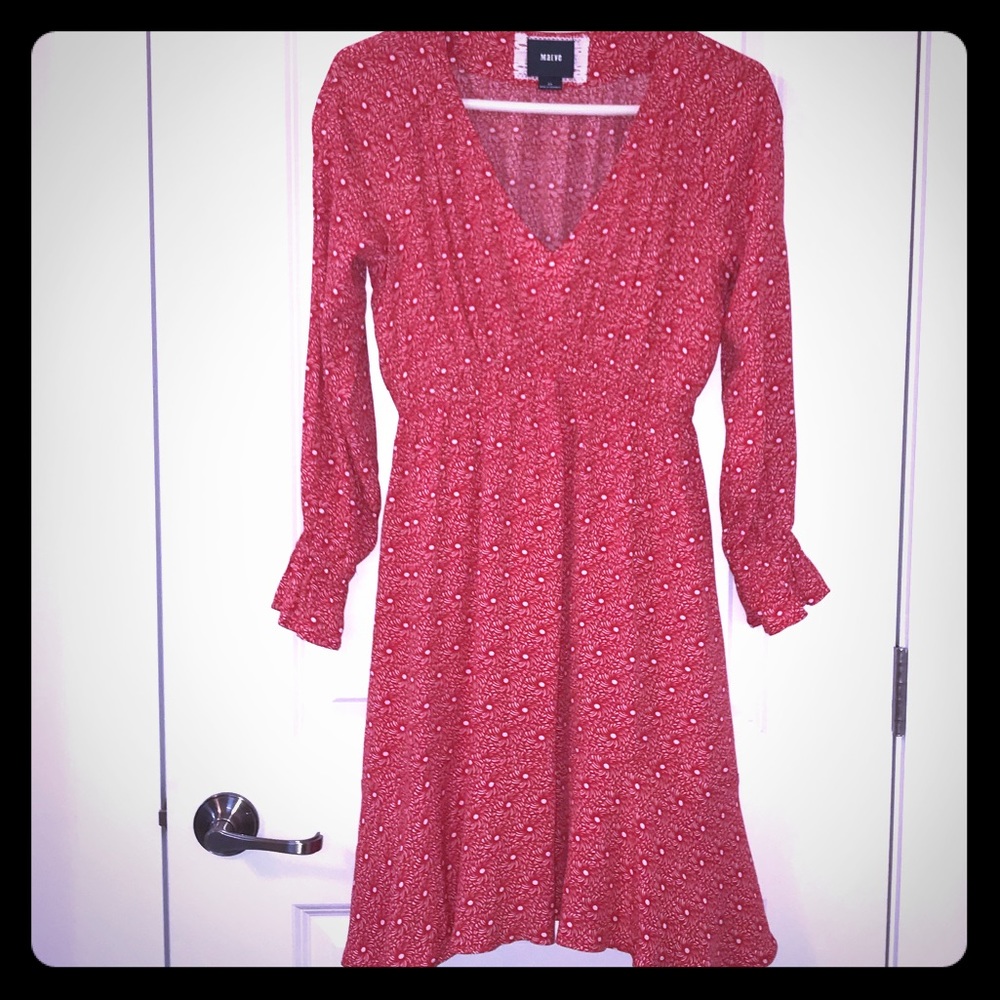 Anthropologie soft flowy dress.